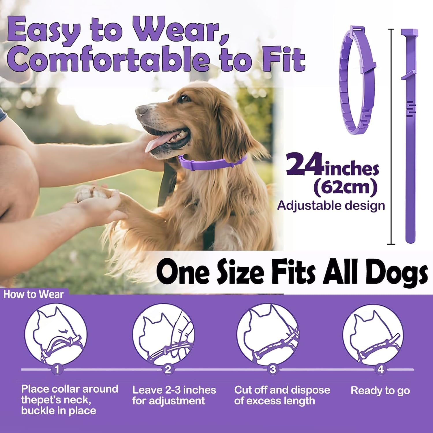 Natural Pheromone Calming Collar - Paw Fit Gears