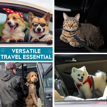 2 Pack Adjustable Dog Seat Belt for Car - Paw Fit Gears
